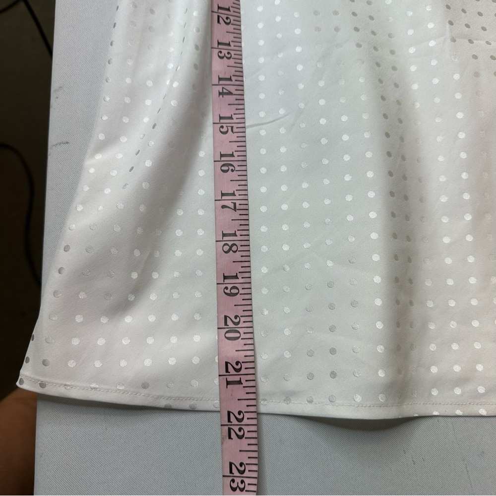 Kate Spade 🦊 2 pc Bridal Women's White Polka Dot Mrs. Sleepwear Set Sz XS - Picture 7 of 10